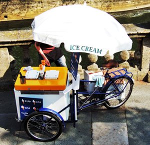 Ice cream bike not the one that we built