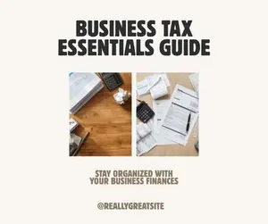 Business tax documents and calculator for VAT on catering equipment