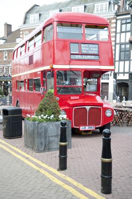 Front View Catering Bus