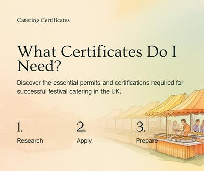 Festival food stall serving jacket potatoes to customers