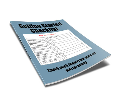 mobile catering checklist
