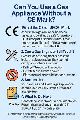 Can You Use a Gas Appliance Without a CE Mark