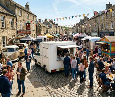 Mobile caterer deciding between a permanent pitch and staying mobile on the road