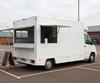 Catering van trading on a UK retail park pitch